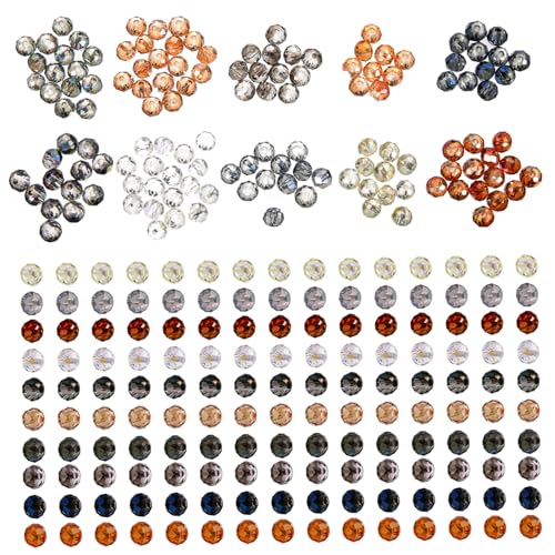 GARIOUANS 1 Schachtel Multifunktionale Runde Glasperlen zum Basteln DIY Schmuckperlen für Armbänder Halsketten und Dekorationen Langlebige Kleine Glasperlen für Kreative Handarbeiten von GARIOUANS