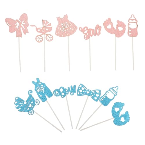 GARIOUANS 1 Set Requisiten Zur Enthüllung Des Geschlechts Ornamente Für Die Enthüllung Des Geschlechts Schmuckstücke Für Die Enthüllung Des Geschlechts Cupcake Topper Babyparty Party GARIOUANS 1 Set Requisiten Zur Enthüllung Des Geschlechts Ornamente Für Die Enthüllung Des Geschlechts Schmuckstücke Für Die Enthüllung Des Geschlechts Cupcake Topper Babyparty Party von GARIOUANS
