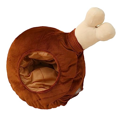 GARIOUANS 1 Stück Lustiges Drumsticks Kopfaccessoire Kreatives Hähnchen Party Braun Plüschmaterial Lustiges Kostüm für Kinderfotos für Kalte Wintertage Unvergessliches Halloween Design GARIOUANS 1 Stück Lustiges Drumsticks Kopfaccessoire Kreatives Hähnchen Party Braun Plüschmaterial Lustiges Kostüm für Kinderfotos für Kalte Wintertage Unvergessliches Halloween Design von GARIOUANS