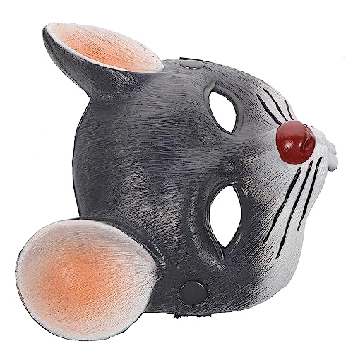 GARIOUANS 1 Stück Mäuse Maske für Karneval und Halloween Kreative Party Gesichtsmaske für Erwachsene Leichtes Design aus PU für Kostümpartys und Maskeraden GARIOUANS 1 Stück Mäuse Maske für Karneval und Halloween Kreative Party Gesichtsmaske für Erwachsene Leichtes Design aus PU für Kostümpartys und Maskeraden von GARIOUANS