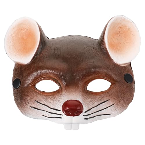 GARIOUANS 1 Stück Mausmaske für Karneval und Halloween Kreative Party Maske aus PU Leicht und Bequem für Erwachsene Faschingskostüm und Cosplay Accessoire GARIOUANS 1 Stück Mausmaske für Karneval und Halloween Kreative Party Maske aus PU Leicht und Bequem für Erwachsene Faschingskostüm und Cosplay Accessoire von GARIOUANS
