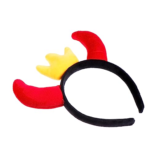 GARIOUANS 1 Stück Ox Horn Crown Haarschmuck für Partys Stilvolles Kopfband Einzigartiges Accessoire für Erwachsene und Leicht und Bequem Perfektes Kostümzubehör für Unvergessliche von GARIOUANS