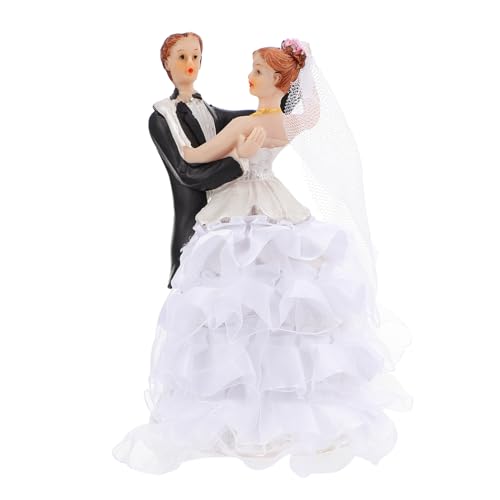 GARIOUANS 1 Stück Schmuck Für Braut Und Bräutigam Essbar Tortendekoration Zum Hochzeitstag Paar Figur Kuchen Hochzeitstorte Topper Brautkuchendeckel Hochzeitsdekoration Harz GARIOUANS 1 Stück Schmuck Für Braut Und Bräutigam Essbar Tortendekoration Zum Hochzeitstag Paar Figur Kuchen Hochzeitstorte Topper Brautkuchendeckel Hochzeitsdekoration Harz von GARIOUANS
