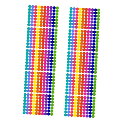 GARIOUANS 10 Blatt Bögen Selbstklebende Farbige Runde Etiketten Punktaufkleber zum Beschriften für Büro Schule Bastelsets und Organisationszwecke Vielseitig Einsetzbar für Klassifizierung GARIOUANS 10 Blatt Bögen Selbstklebende Farbige Runde Etiketten Punktaufkleber zum Beschriften für Büro Schule Bastelsets und Organisationszwecke Vielseitig Einsetzbar für Klassifizierung von GARIOUANS