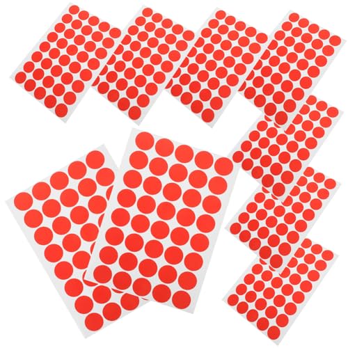GARIOUANS 10 Blatt Teiliges Farbige Runde Klassifizierungs Aufkleber Selbstklebend Kleine Markierungspunkte für Büro Schule Haushalt zur Einfachen Beschriftung und Übersichtlichen GARIOUANS 10 Blatt Teiliges Farbige Runde Klassifizierungs Aufkleber Selbstklebend Kleine Markierungspunkte für Büro Schule Haushalt zur Einfachen Beschriftung und Übersichtlichen von GARIOUANS