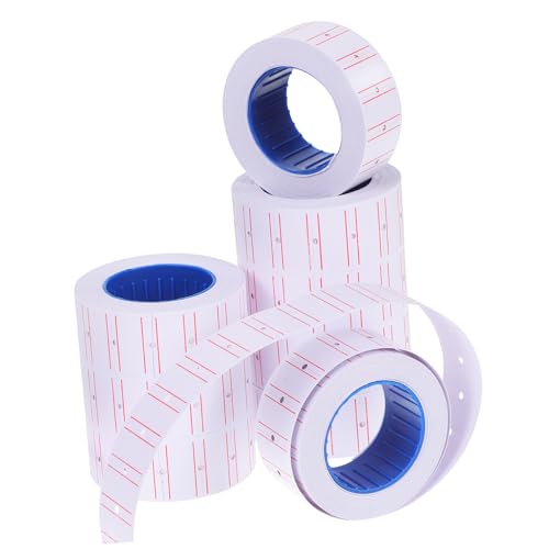 GARIOUANS 10 Rollen Coder Papier Preisaufkleber Etiketten Etiketten Für Den Einzelhandel Aufkleber Für Kleine Unternehmen Einzelhandelsetiketten Selbstklebende Etiketten von GARIOUANS