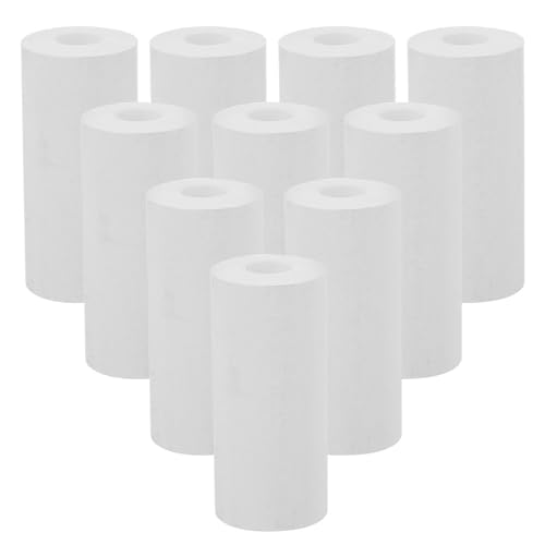 GARIOUANS 10 Rollen Etiketten aus Thermopapier Thermalpapier Postetiketten, Aufkleber, Adresse selbstklebendes Versandetikett Versandaufkleber Paketetiketten Adressetiketten Weiß von GARIOUANS