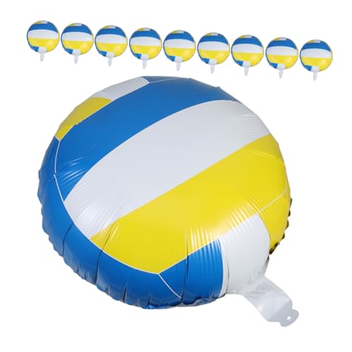 GARIOUANS 10 Stück 18 Volleyball-Ballon party luftballons Volleyball-Dekorationen für Party Cheerleading -Luftballons Volleyballparty aufblasbarer Volleyball Sportparty-Ballon Aluminiumfolie GARIOUANS 10 Stück 18 Volleyball-Ballon party luftballons Volleyball-Dekorationen für Party Cheerleading -Luftballons Volleyballparty aufblasbarer Volleyball Sportparty-Ballon Aluminiumfolie von GARIOUANS