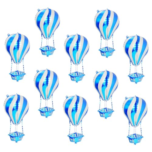 GARIOUANS 10 Stück Aluminiumfolie Heißluftballon Luftballons Realistische Partydeko für Geburtstag Weihnachten Halloween Year Leichte Schnelle Montage Kindgerecht Fotorequisit GARIOUANS 10 Stück Aluminiumfolie Heißluftballon Luftballons Realistische Partydeko für Geburtstag Weihnachten Halloween Year Leichte Schnelle Montage Kindgerecht Fotorequisit von GARIOUANS