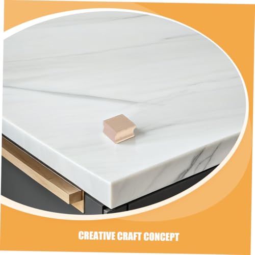 GARIOUANS 10 Stück Buchenholz Stempelblöcke mit Rillen Lackierte Oberfläche Langlebiges Holzstempel Werkzeug Präzise Gravur für DIY Basteln Scrapbooking Dokumentversiegelung Kreative von GARIOUANS