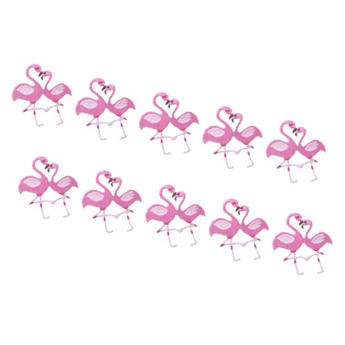 GARIOUANS 10 Stück Flamingo Aufnäher zum Aufbügeln und Nähen Bestickte Applikationen für Kleidung Mützen und Taschen Strapazierfähige DIY Patches zur Modischen Textilgestaltung GARIOUANS 10 Stück Flamingo Aufnäher zum Aufbügeln und Nähen Bestickte Applikationen für Kleidung Mützen und Taschen Strapazierfähige DIY Patches zur Modischen Textilgestaltung von GARIOUANS