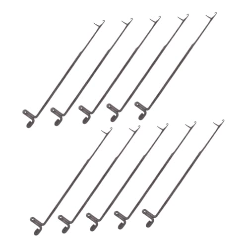 GARIOUANS 10 Stück Häkeln Mit Zungenperlen Häkelwerkzeug Knüpfhaken Nadel Strickzubehör DIY Häkelnadeln Knüpfhäkelnadeln Häkelstricknadeln Häkelzubehör Silber Metall GARIOUANS 10 Stück Häkeln Mit Zungenperlen Häkelwerkzeug Knüpfhaken Nadel Strickzubehör DIY Häkelnadeln Knüpfhäkelnadeln Häkelstricknadeln Häkelzubehör Silber Metall von GARIOUANS