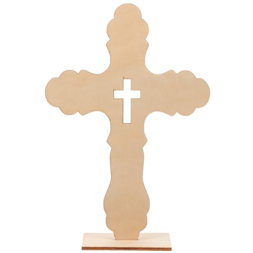 GARIOUANS 10 Stück Holz Dekoration Diy Holzmaterial für Bastelprojekte Hängendes Ornament für Zuhause und Büro für Christliche Anlässe und Persönliche GARIOUANS 10 Stück Holz Dekoration Diy Holzmaterial für Bastelprojekte Hängendes Ornament für Zuhause und Büro für Christliche Anlässe und Persönliche von GARIOUANS