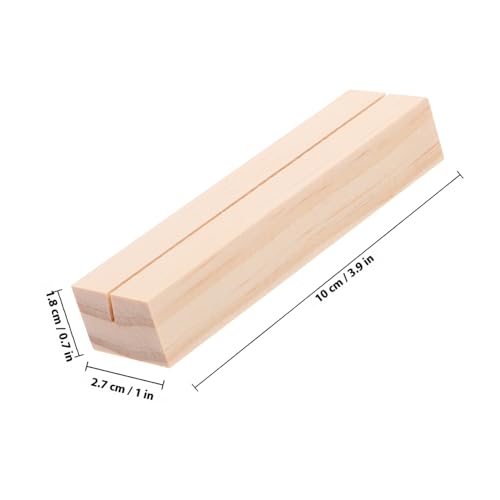 GARIOUANS 10 Stück Holz Kartenhalter Platzkartenhalter Naturbelassenes Kiefernholz Tischnummernhalter für Hochzeit Geburtstag Party Dekoration und Memohalter GARIOUANS 10 Stück Holz Kartenhalter Platzkartenhalter Naturbelassenes Kiefernholz Tischnummernhalter für Hochzeit Geburtstag Party Dekoration und Memohalter von GARIOUANS