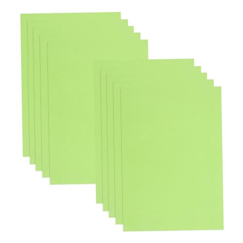 GARIOUANS 10 Stück Kartenvorrat Farbkarton Karton Für Die Kartenherstellung Scrapbook-karton Dickes Baupapier Scrapbook-papiere Kartenpapier Für Die Kartenherstellung Lagerpapier Papier Grün von GARIOUANS
