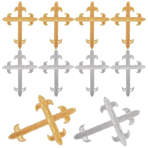 GARIOUANS 10 Stück Kreuzförmige Bügelpatches Dekorative Aufnäher für Kleidung Hüte und Verschönerung und Reparatur Langlebig und Hautfreundlich GARIOUANS 10 Stück Kreuzförmige Bügelpatches Dekorative Aufnäher für Kleidung Hüte und Verschönerung und Reparatur Langlebig und Hautfreundlich von GARIOUANS