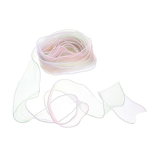 GARIOUANS 10 Stück Rainbow Organza Geschenkband für DIY Blumenverpackung Hochzeitsdeko und Bastelprojekte Langlebig Elegant und Farbenfroh für Partys und von GARIOUANS