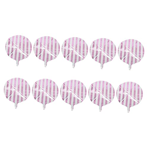 GARIOUANS 10 Stück Runde Folienballons in Gestreifter Candy Farbe Bunte Partydeko für Geburtstag Babyparty Hochwertige Geburtstagsluftballons Festliche Dekoration GARIOUANS 10 Stück Runde Folienballons in Gestreifter Candy Farbe Bunte Partydeko für Geburtstag Babyparty Hochwertige Geburtstagsluftballons Festliche Dekoration von GARIOUANS