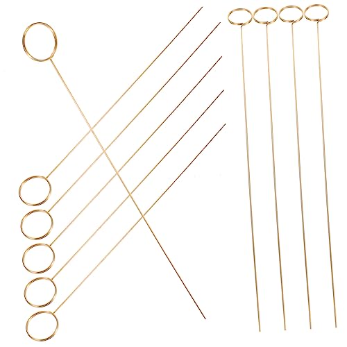 GARIOUANS 10 Stück Runder Blumenstecker Teiliges Goldene Kartenhalter für Tischdekoration für Hochzeiten Geburtstagsfeiern und Besondere Anlässe Einfach zu Verwenden Foto und Memo Clip GARIOUANS 10 Stück Runder Blumenstecker Teiliges Goldene Kartenhalter für Tischdekoration für Hochzeiten Geburtstagsfeiern und Besondere Anlässe Einfach zu Verwenden Foto und Memo Clip von GARIOUANS