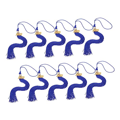 GARIOUANS 10 Stück Teiliges Abschlusskappen Quasten mit Jahr Labels Dekorative Abschluss Accessoires für Graduation Hats Handgefertigte Quasten für Unvergessliche Feiern und Erinnerungen GARIOUANS 10 Stück Teiliges Abschlusskappen Quasten mit Jahr Labels Dekorative Abschluss Accessoires für Graduation Hats Handgefertigte Quasten für Unvergessliche Feiern und Erinnerungen von GARIOUANS