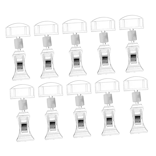 GARIOUANS 10 Stück Teiliges Acryl Preisschild Display Transparenter Werbeclip Langlebiger Supermarkt Preisschildhalter Einsetzbarer Preisaufsteller für Ladengeschäfte und Gastronomie GARIOUANS 10 Stück Teiliges Acryl Preisschild Display Transparenter Werbeclip Langlebiger Supermarkt Preisschildhalter Einsetzbarer Preisaufsteller für Ladengeschäfte und Gastronomie von GARIOUANS