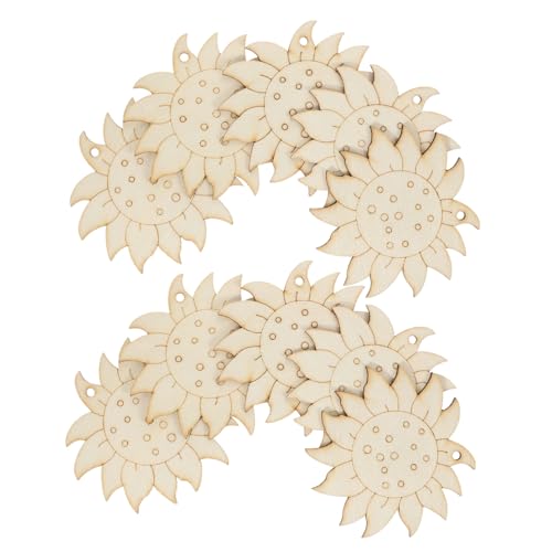 GARIOUANS 10 Stück Teiliges Blumenförmige Holzscheiben aus Natürlichem Strapazierfähigem Holz Glatte Kanten für DIY Bastelprojekte Bemalbare Holzdekorationen und Kreative Wandornamente GARIOUANS 10 Stück Teiliges Blumenförmige Holzscheiben aus Natürlichem Strapazierfähigem Holz Glatte Kanten für DIY Bastelprojekte Bemalbare Holzdekorationen und Kreative Wandornamente von GARIOUANS