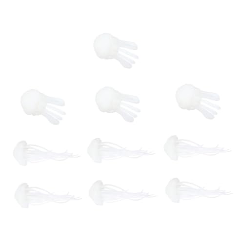 GARIOUANS 10 Stück Teiliges DIY Epoxidharz Füllmaterial mit Mini Quallen Kristallklare Langlebige Epoxy Füller für Schmuckherstellung und Bastelprojekte Korrosionsbeständig Glänzend und GARIOUANS 10 Stück Teiliges DIY Epoxidharz Füllmaterial mit Mini Quallen Kristallklare Langlebige Epoxy Füller für Schmuckherstellung und Bastelprojekte Korrosionsbeständig Glänzend und von GARIOUANS