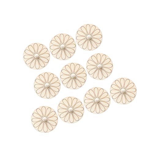 GARIOUANS 10 Stück Teiliges DIY Holz Gyroskop für Unvollendete Malvorlage Fördert Kreativität und Motorik Sicheres Material für Bastelprojekte von GARIOUANS