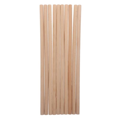 GARIOUANS 10 Stück Teiliges DIY Holzstab Naturbelassenes Buchenholz Material Vielseitig für Drumstick Herstellung und Kreative Bastelprojekte Geeignet GARIOUANS 10 Stück Teiliges DIY Holzstab Naturbelassenes Buchenholz Material Vielseitig für Drumstick Herstellung und Kreative Bastelprojekte Geeignet von GARIOUANS