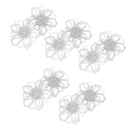 GARIOUANS 10 Stück Teiliges Farbige Spitzenblumen Patches zum Aufnähen Bestickte Applikationen für DIY Kleidung Dekorative Nähaccessoires Langlebige Farbintensive Kostümverzierung von GARIOUANS
