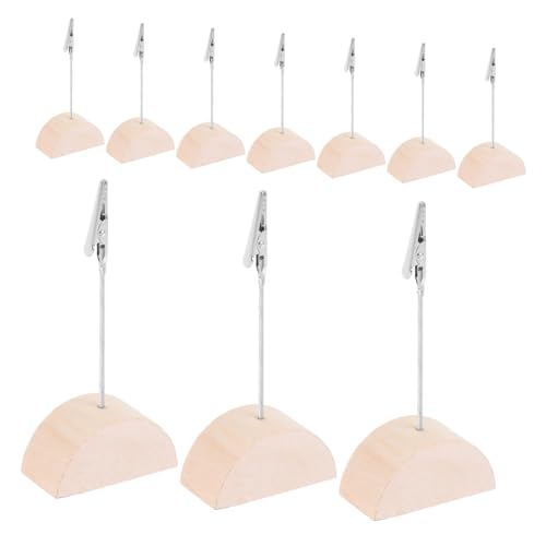 GARIOUANS 10 Stück Teiliges Holz Kartenhalter mit Clip Stabiler Memo clip Ständer für Tischkarten Visitenkarten Fotos und Notizen Dekoratives Accessoire für Büro Hochzeit Zuhause GARIOUANS 10 Stück Teiliges Holz Kartenhalter mit Clip Stabiler Memo clip Ständer für Tischkarten Visitenkarten Fotos und Notizen Dekoratives Accessoire für Büro Hochzeit Zuhause von GARIOUANS