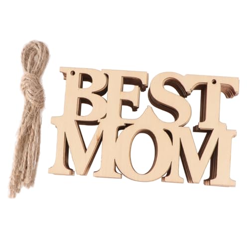 GARIOUANS 10 Stück Teiliges Holzdekor für Hängende Dekorationen Natürliche Holzanhänger mit Emotionalem Design für Zuhause für Feiertage Feste und GARIOUANS 10 Stück Teiliges Holzdekor für Hängende Dekorationen Natürliche Holzanhänger mit Emotionalem Design für Zuhause für Feiertage Feste und von GARIOUANS