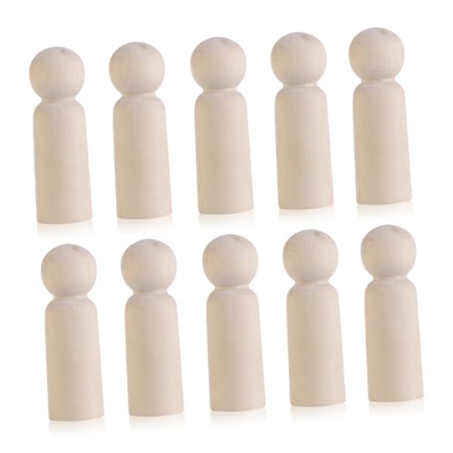 GARIOUANS 10 Stück Teiliges Holzfiguren zum Bemalen DIY Holz Personen Deko für Hochzeitstorte Blanko Cake Topper für Hochzeitsfeier Personalisierbare Holz Peg Dolls als Geschenkidee GARIOUANS 10 Stück Teiliges Holzfiguren zum Bemalen DIY Holz Personen Deko für Hochzeitstorte Blanko Cake Topper für Hochzeitsfeier Personalisierbare Holz Peg Dolls als Geschenkidee von GARIOUANS