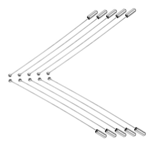 GARIOUANS 10 Stück Teiliges Metallbroschennadeln mit Stoppern Sichere Anstecknadeln für DIY Schmuck Corsage Schals und Bastelarbeiten Stabile und Stilvolle Stecknadeln für Handarbeiten GARIOUANS 10 Stück Teiliges Metallbroschennadeln mit Stoppern Sichere Anstecknadeln für DIY Schmuck Corsage Schals und Bastelarbeiten Stabile und Stilvolle Stecknadeln für Handarbeiten von GARIOUANS