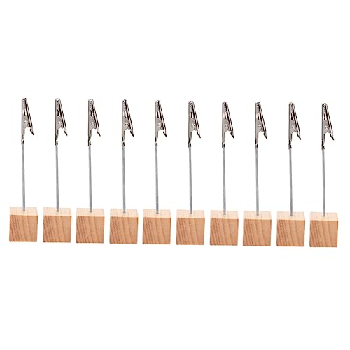 GARIOUANS 10 Stück Teiliges Retro Holz Memo Clip Robuste Tischdekoration aus Naturholz Vielseitiger Kartenhalter für Visitenkarten Fotos Notizen und Tischkarten für Büro Zuhause und GARIOUANS 10 Stück Teiliges Retro Holz Memo Clip Robuste Tischdekoration aus Naturholz Vielseitiger Kartenhalter für Visitenkarten Fotos Notizen und Tischkarten für Büro Zuhause und von GARIOUANS