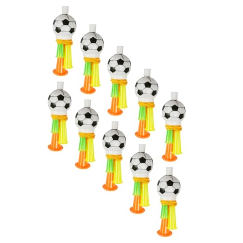 GARIOUANS 10 Stück Teiliges Stadion Fanfarenhorn aus Hochwertigem Kunststoff Lautes Fanfaren Horn zum Anfeuern bei Fußballspielen und Sportevents Öffnung für Kraftvollen Klang für Fans von GARIOUANS