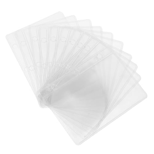 GARIOUANS 10 Stück Teiliges Transparente Budget Binder Taschen mit Lochung Praktische Lose Einlagen für Mini Ringordner Vielseitige Aufbewahrung von Dokumenten Karten und Quittungen Leicht GARIOUANS 10 Stück Teiliges Transparente Budget Binder Taschen mit Lochung Praktische Lose Einlagen für Mini Ringordner Vielseitige Aufbewahrung von Dokumenten Karten und Quittungen Leicht von GARIOUANS