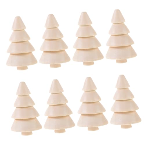GARIOUANS 10 Stück Teiliges Unbemalte Holz Weihnachtsbäume Vierlagige Holzbäume für DIY Bemalung Natürliche Holzdekoration für Xmas Party Vielseitige Festliche Tisch und Fensterdeko GARIOUANS 10 Stück Teiliges Unbemalte Holz Weihnachtsbäume Vierlagige Holzbäume für DIY Bemalung Natürliche Holzdekoration für Xmas Party Vielseitige Festliche Tisch und Fensterdeko von GARIOUANS