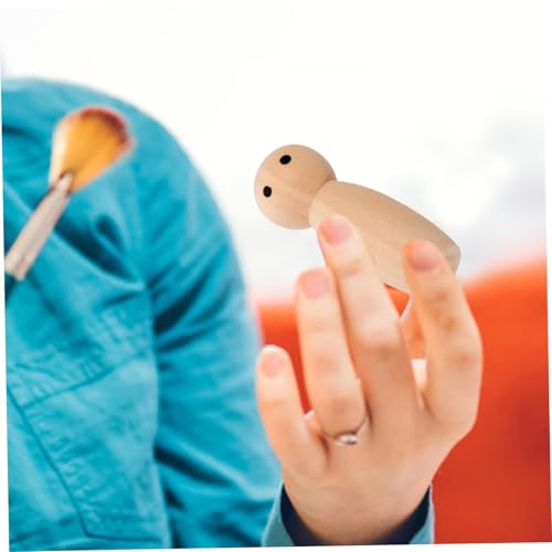 GARIOUANS 10 Stück Teiliges Unbemalter Holz puppenfiguren DIY Graffiti Peg Dolls Naturbelassene Mini holzfiguren zum Bemalen Kreative Bastelideen für Wohnkultur GARIOUANS 10 Stück Teiliges Unbemalter Holz puppenfiguren DIY Graffiti Peg Dolls Naturbelassene Mini holzfiguren zum Bemalen Kreative Bastelideen für Wohnkultur von GARIOUANS