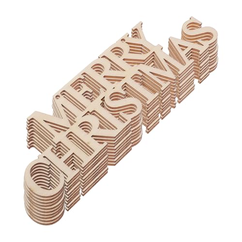 GARIOUANS 10 Stück Teiliges Unvollendete Holzscheiben Merry Christmas DIY Bastelornamente Wiederverwendbare Holzanhänger für Weihnachtsbaum Geschenkanhänger und Partydekoration GARIOUANS 10 Stück Teiliges Unvollendete Holzscheiben Merry Christmas DIY Bastelornamente Wiederverwendbare Holzanhänger für Weihnachtsbaum Geschenkanhänger und Partydekoration von GARIOUANS