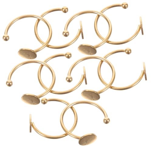 GARIOUANS 10 Stück Teiliges Verstellbares Ringrohling mit Ringfassungen zum Schmuckmachen DIY Ringe Basen mit Ausreichend Platz zum Gestalten Leicht und Kompakt für Schmuckherstellung GARIOUANS 10 Stück Teiliges Verstellbares Ringrohling mit Ringfassungen zum Schmuckmachen DIY Ringe Basen mit Ausreichend Platz zum Gestalten Leicht und Kompakt für Schmuckherstellung von GARIOUANS