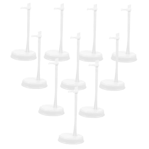 GARIOUANS 10 Stück Teiliges Weiße Mini Puppenständer Stabile Figurenhalter für Mädchen Leichter Doll Support für Kreative Puppenpräsentation Regal Tisch und Vitrine GARIOUANS 10 Stück Teiliges Weiße Mini Puppenständer Stabile Figurenhalter für Mädchen Leichter Doll Support für Kreative Puppenpräsentation Regal Tisch und Vitrine von GARIOUANS