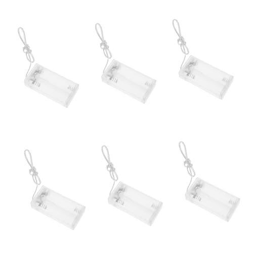 GARIOUANS 10 Stück Transparente Batteriefächer für Aa Batterien mit Schalter Kunststoff Batteriehalter für Lichterketten Installieren Kompatibel für Außen und Innenanwendungen GARIOUANS 10 Stück Transparente Batteriefächer für Aa Batterien mit Schalter Kunststoff Batteriehalter für Lichterketten Installieren Kompatibel für Außen und Innenanwendungen von GARIOUANS