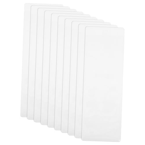 GARIOUANS 10 Stück Transparente Lesezeichenhüllen aus PVC mit Loch für Kreative Buchliebhaber Schutzhüllen für DIY Lesezeichen und Fotos Praktische und Leichte Aufbewahrung GARIOUANS 10 Stück Transparente Lesezeichenhüllen aus PVC mit Loch für Kreative Buchliebhaber Schutzhüllen für DIY Lesezeichen und Fotos Praktische und Leichte Aufbewahrung von GARIOUANS