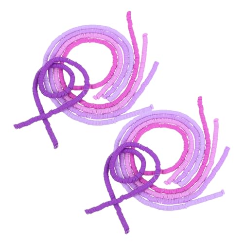 GARIOUANS 10 Teiliges Set Aus Weicher Keramik Farbe DIY Form Grüne Tonperlen Polymer Rund Regenbogen Groß Dekoratives Armband Lose Tonperlen Bulk Charm Ton Niedlicher Bastel von GARIOUANS