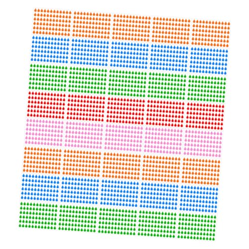 GARIOUANS 100 Blatt Schreibbare Index-tab Aufkleber aus Robustem Kupferdruckpapier Farbiges Tropfenförmiges Planer-dekor für Tagebücher Notizbücher Scrapbooking und Vielseitige GARIOUANS 100 Blatt Schreibbare Index-tab Aufkleber aus Robustem Kupferdruckpapier Farbiges Tropfenförmiges Planer-dekor für Tagebücher Notizbücher Scrapbooking und Vielseitige von GARIOUANS