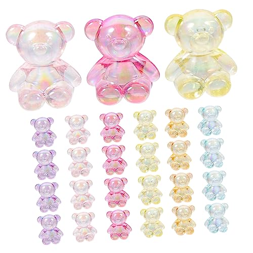 GARIOUANS 100 Stück Acryl Bärenperlen Mixfarben Spacer Perlen für Schmuckherstellung DIY Armband Halskette Basteln Zubehör Kreative Schmuckperlen GARIOUANS 100 Stück Acryl Bärenperlen Mixfarben Spacer Perlen für Schmuckherstellung DIY Armband Halskette Basteln Zubehör Kreative Schmuckperlen von GARIOUANS
