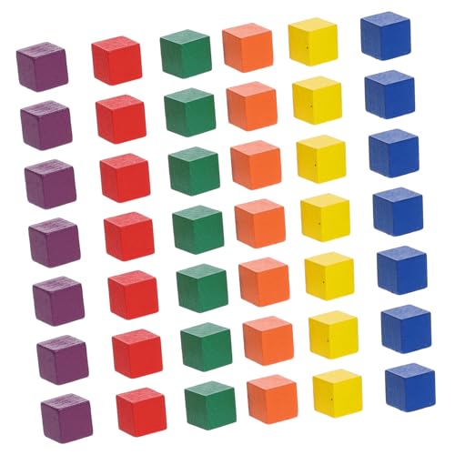 GARIOUANS 100 Stück Bunte Holzwürfel DIY Holzquadrate Präzise Geschnitten Quadratische Bausteine für Basteln Erwachsene Kreative Handwerksprojekte GARIOUANS 100 Stück Bunte Holzwürfel DIY Holzquadrate Präzise Geschnitten Quadratische Bausteine für Basteln Erwachsene Kreative Handwerksprojekte von GARIOUANS