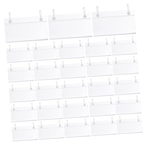 GARIOUANS 100 Stück Draht Regal Preisschildhalter aus Robustem Transparenter Sichtlabelhalter Einfaches Etikettenwechseln Vielseitig Einsetzbar für Supermarkt Einzelhandel Lager und GARIOUANS 100 Stück Draht Regal Preisschildhalter aus Robustem Transparenter Sichtlabelhalter Einfaches Etikettenwechseln Vielseitig Einsetzbar für Supermarkt Einzelhandel Lager und von GARIOUANS