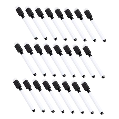 GARIOUANS 100 Stück Feinspitze Trockene Radiermarker mit Radiergummi Schwarz Wasserbasierte für Präzises Schreiben Whiteboards und Verschiedenen Oberflächen GARIOUANS 100 Stück Feinspitze Trockene Radiermarker mit Radiergummi Schwarz Wasserbasierte für Präzises Schreiben Whiteboards und Verschiedenen Oberflächen von GARIOUANS